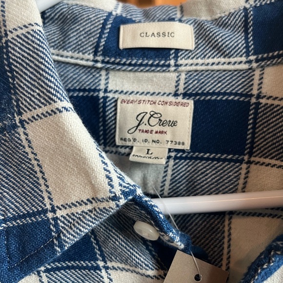 NWT J Crew flannel - Picture 2 of 3